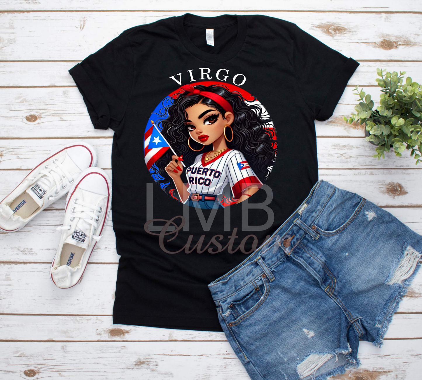 Puerto Rican Zodiac Adult T-Shirt image 2