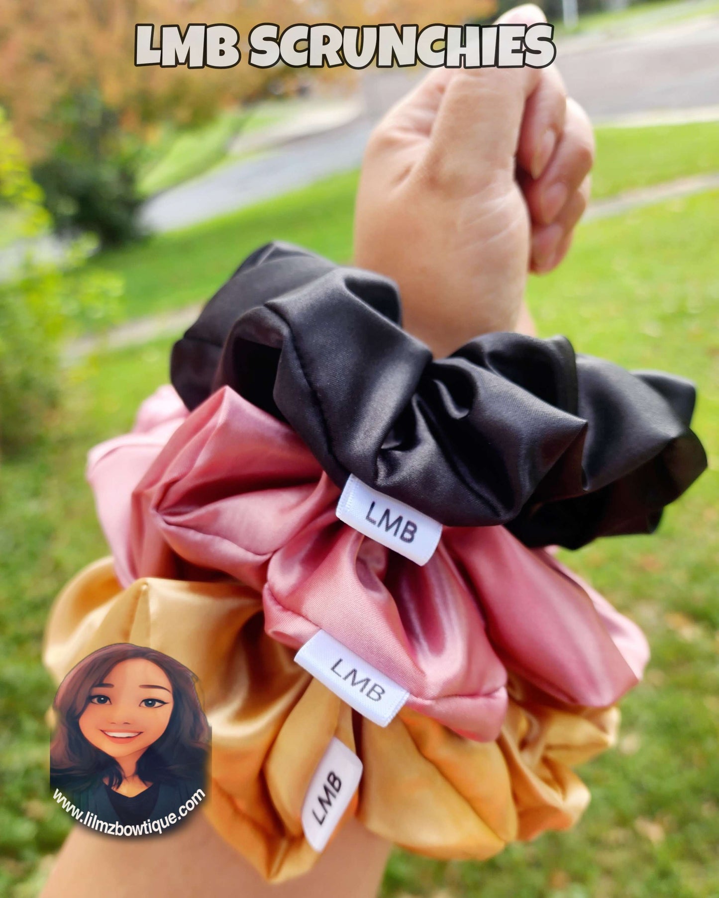 Satin XL Scrunchies image 0