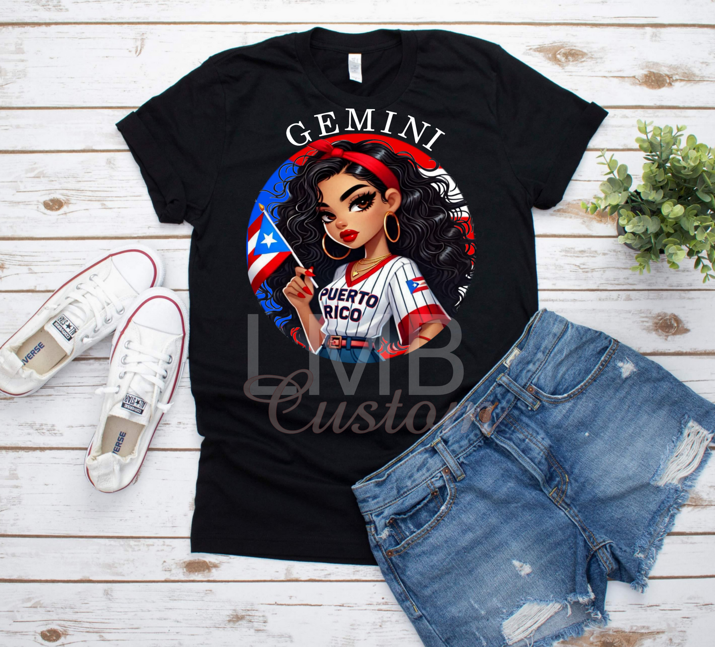 Puerto Rican Zodiac Adult T-Shirt image 7