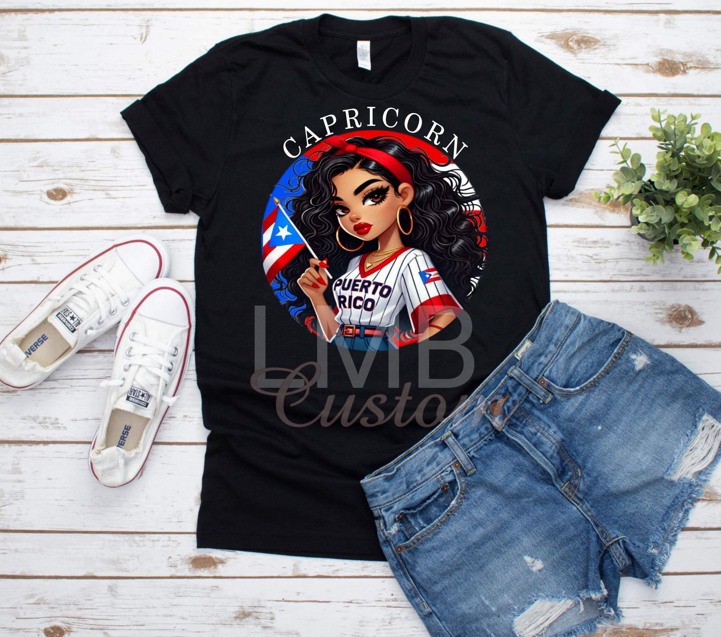 Puerto Rican Zodiac Adult T-Shirt image 6