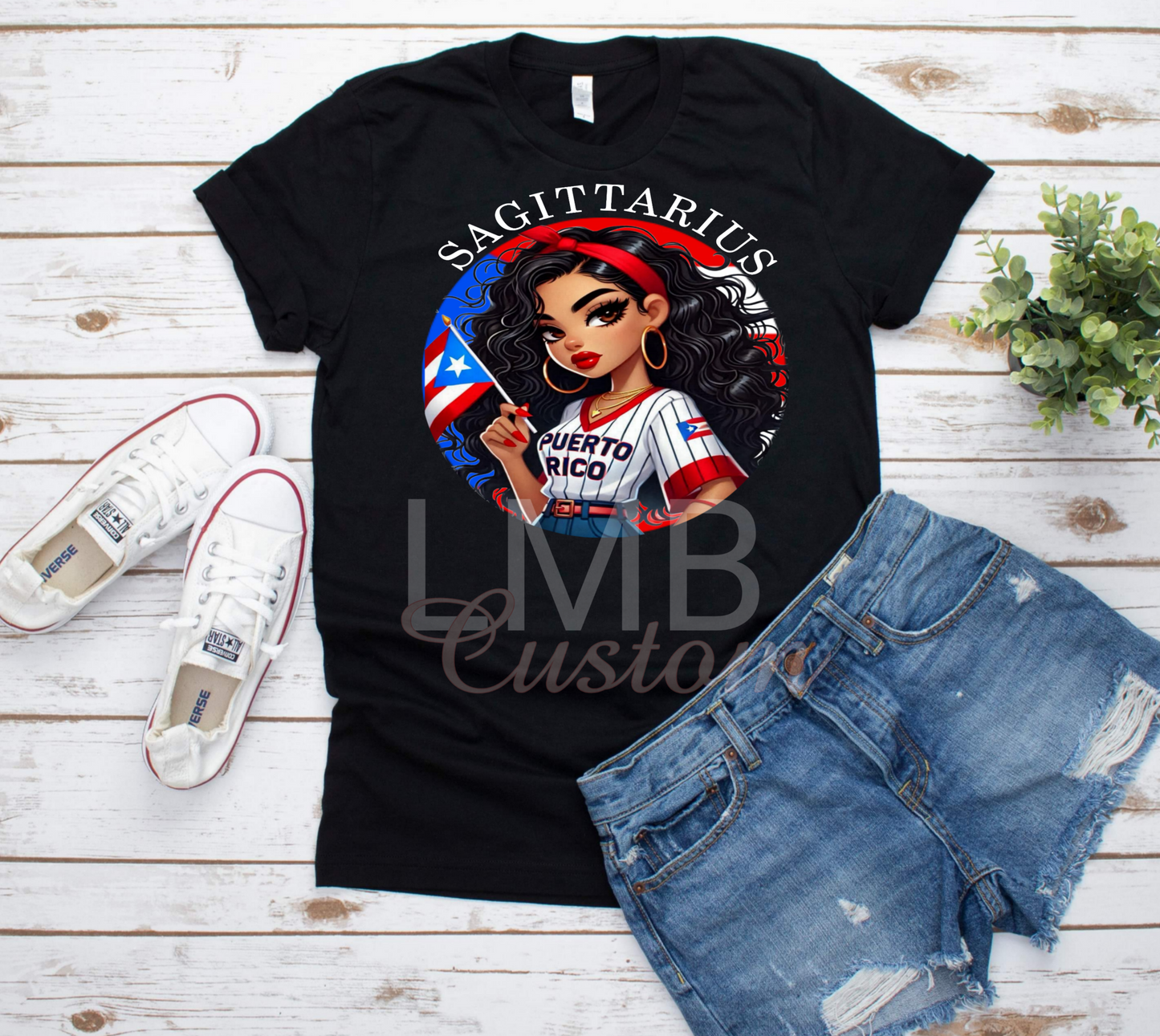 Puerto Rican Zodiac Adult T-Shirt image 10