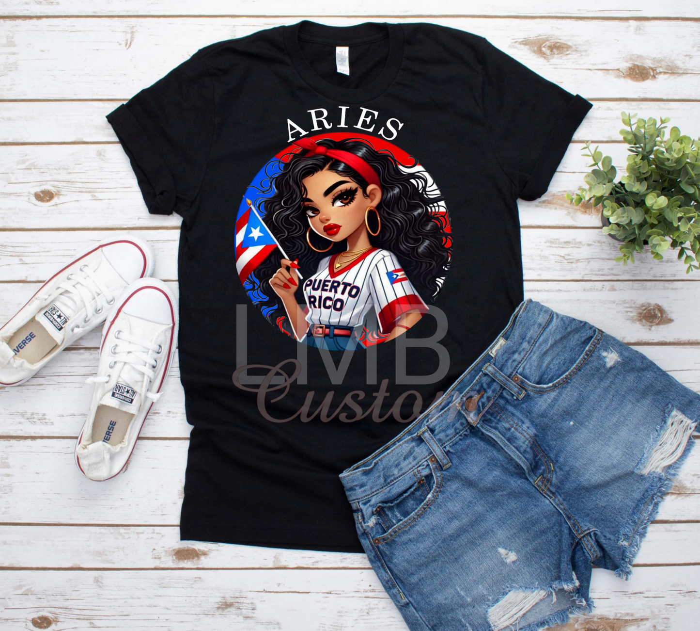 Puerto Rican Zodiac Adult T-Shirt image 5