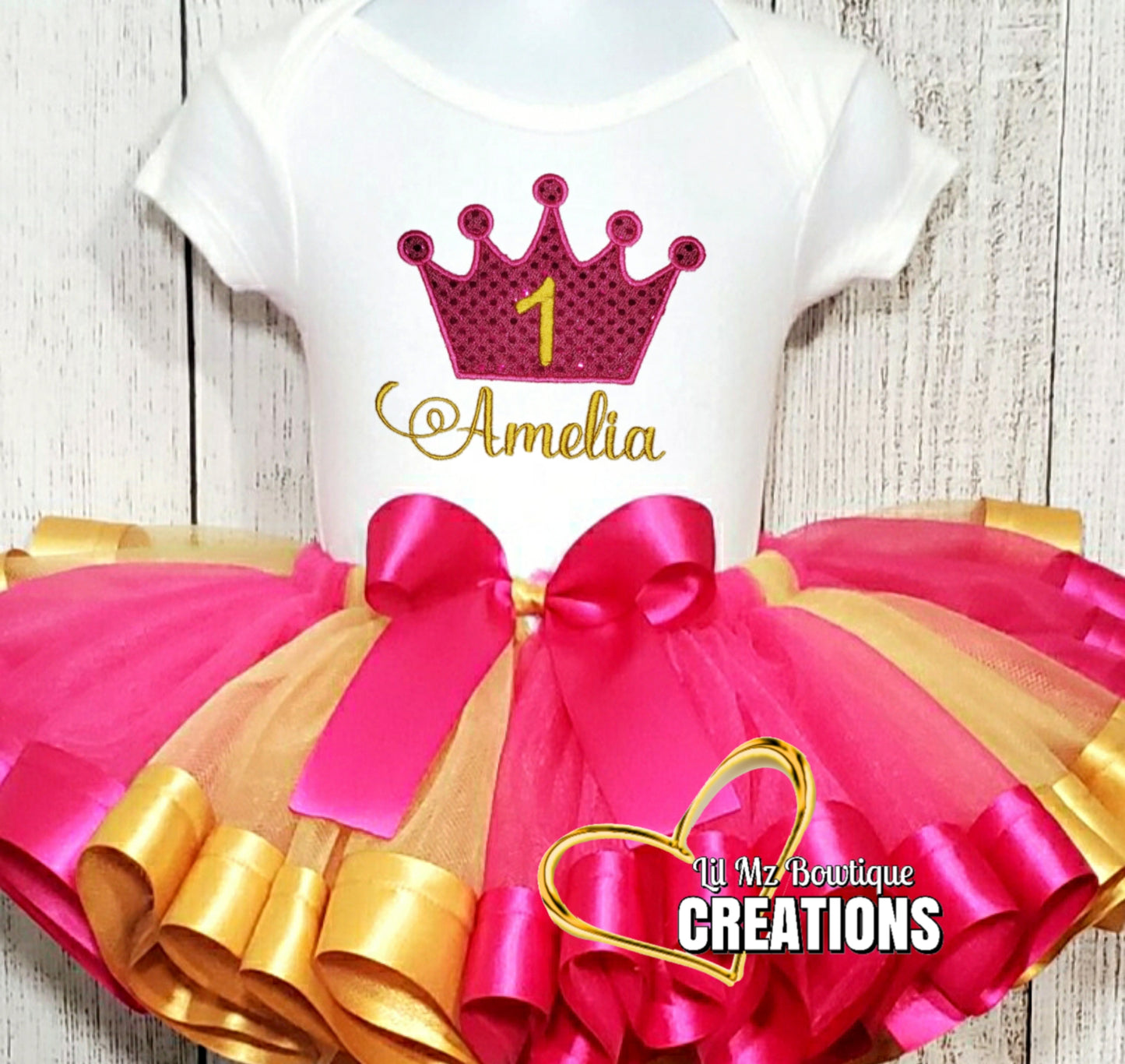 Princess birthday Tutu Outfit image 0