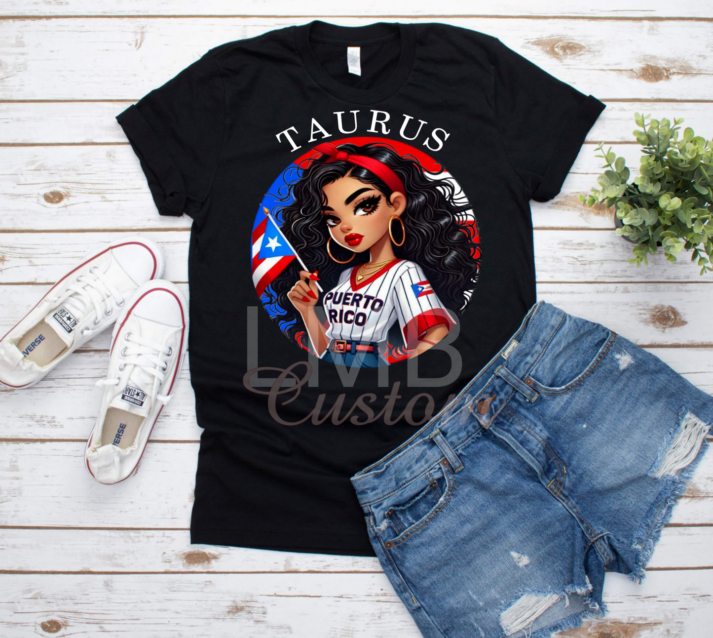 Puerto Rican Zodiac Adult T-Shirt image 4