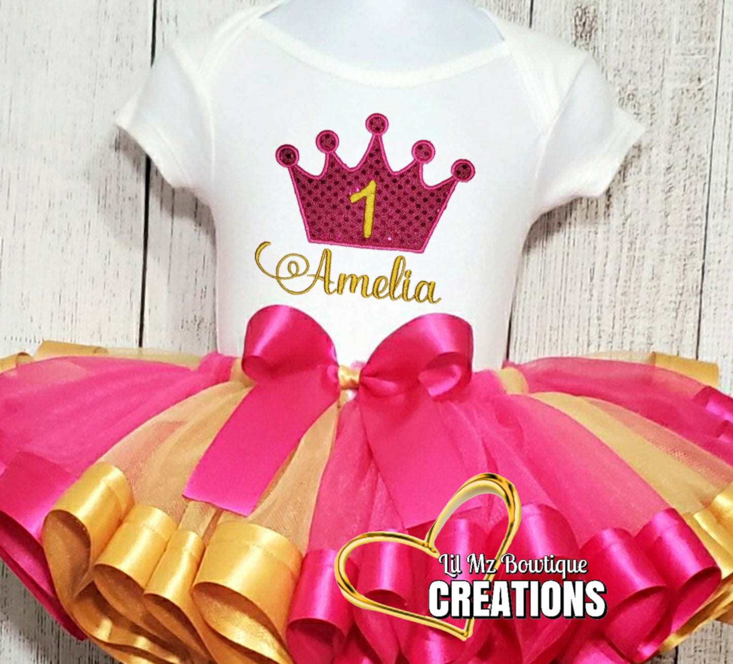 Princess birthday Tutu Outfit image 2
