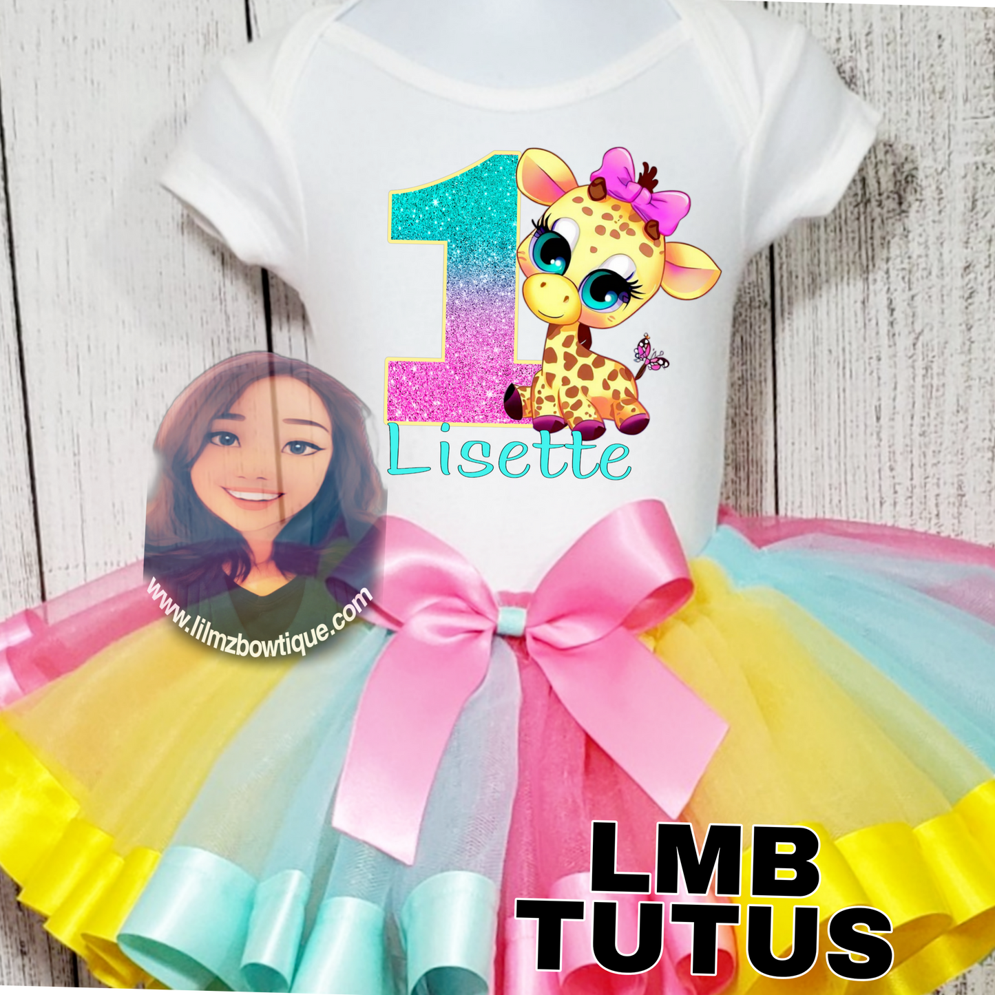 Cute Giraffe Tutu Outfit