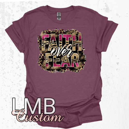 Faith Over Fear Adult T-Shirt image 0