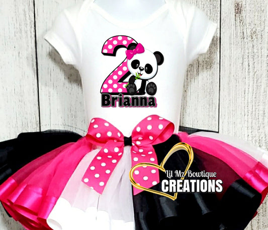 Panda Bear Tutu Outfit image 0