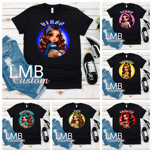 Zodiac Adult T-Shirt image 1