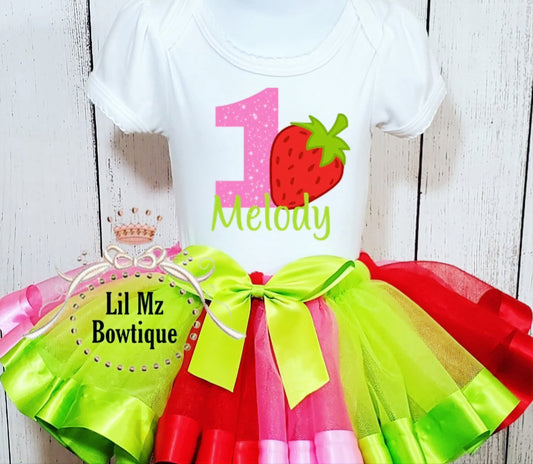 Strawberry Tutu Outfit