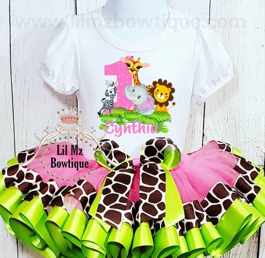 Safari Theme Tutu Outfit