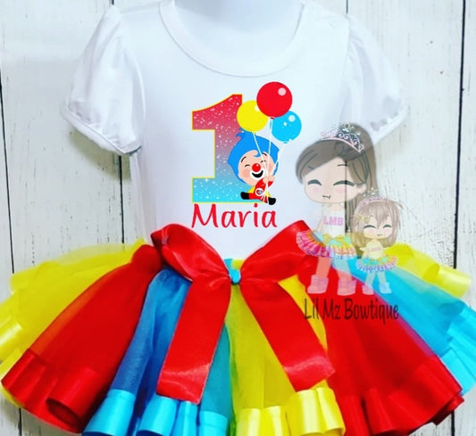 Clown Theme Tutu Outfit