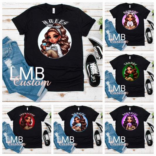 Zodiac Adult T-Shirt image 0