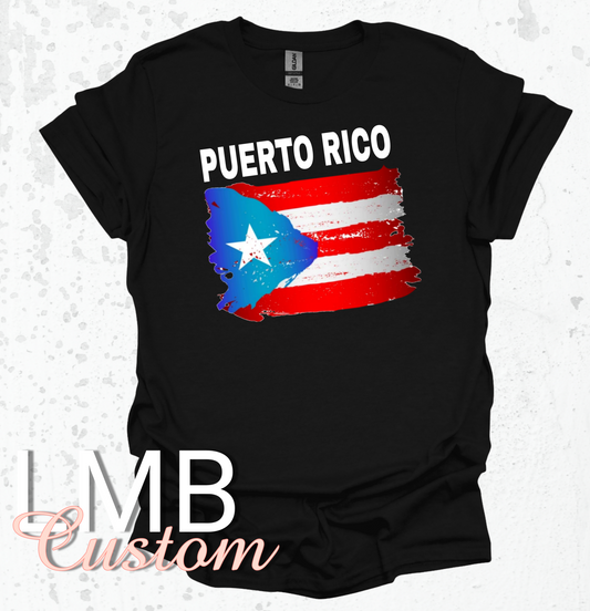 Puerto Rico Flag Adult T-Shirt image 0