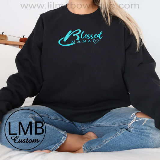 Blessed Mama Adult Sweatshirt  image 0
