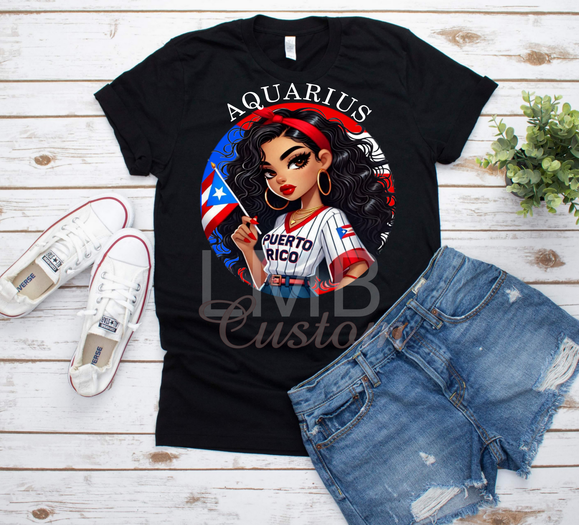 Puerto Rican Zodiac Adult T-Shirt image 9
