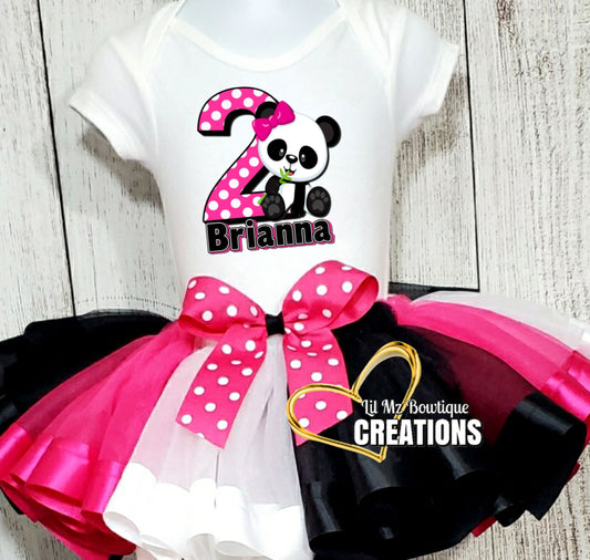 Panda Bear Tutu Outfit image 1